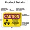 Signmission Radiation & Laser Sign, 10 in H x 14 in W, Aluminum, Rectangle OS-2PACK-CR-A-1014-L-10168 - alternate 8